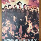 THE EXPENDABLES 2  signed movie poster