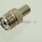Coax Adapter UHF Female to Type F Female - by W5SWL ®