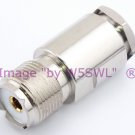Coax Connector UHF Female Clamp for RG-8A/U RG-213 Series Cable - by W5SWL ®