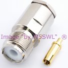 Coax Connector UHF Female Clamp for RG-58 Series Cable - by W5SWL ®