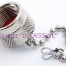 Coax Cap Dust Cover with Chain for N or UHF Series - by W5SWL ®