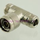 Coax Adapter TEE N Male - N Female - N Female  - by W5SWL ®