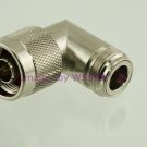 Coax Adapter N Male to N Female Elbow  - by W5SWL ®