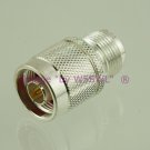 Coax Adapter Silver N Male to UHF Female  - by W5SWL ®