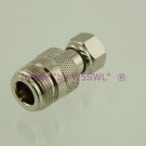 Coax Adapter N Female to Type F Male  - by W5SWL ®