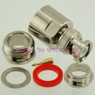 Coax Connector BNC Male Clamp for LMR-400 Series Cable 2-Pack - by W5SWL ®