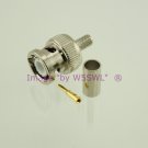 Coax Connector BNC Male Crimp for RG-58 LMR-195/200 Series Cable 2-Pack - by W5SWL ®