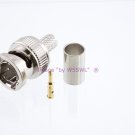Coax Connector BNC Male Crimp for RG-59 Series Cable 2-pack - by W5SWL ®