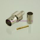 Coax Connector BNC Female Crimp for RG-59 Series Cable 2-Pack - by W5SWL ®