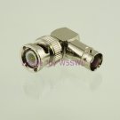 Coax Adapter BNC Male to BNC Female Right Angle  - by W5SWL ®