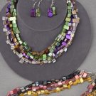 Wholesale Jewelry lot Resale 100pc (50 sets) Sea Shell Necklace & Earrings