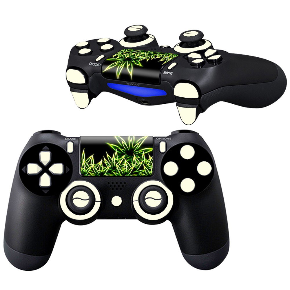 Fire leaves Design PS4 Controller Full Buttons skin