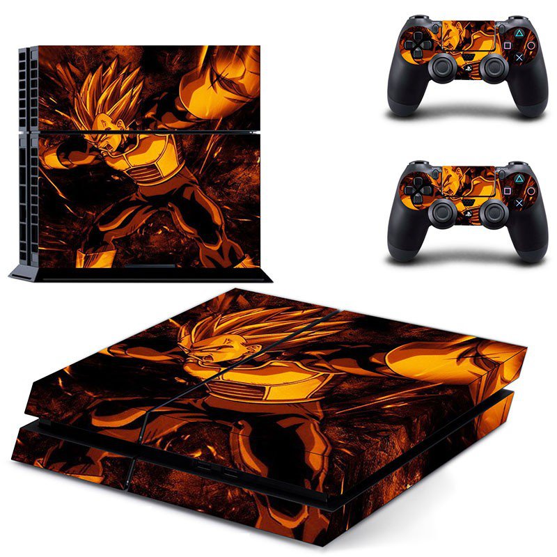 Vegeta design decal for PS4 console skin sticker decal-design