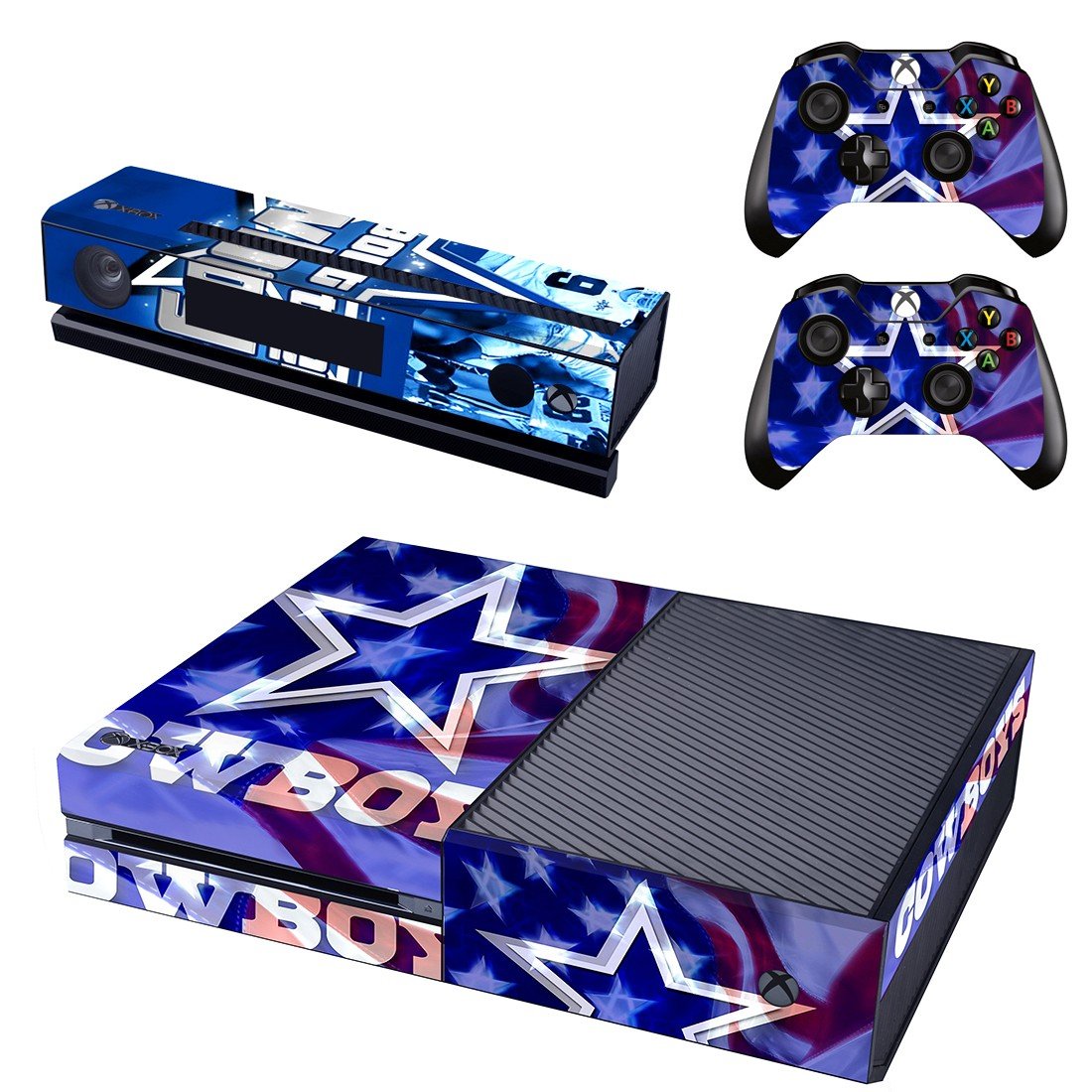 cowboy star skin decal for Xbox one console and controllers