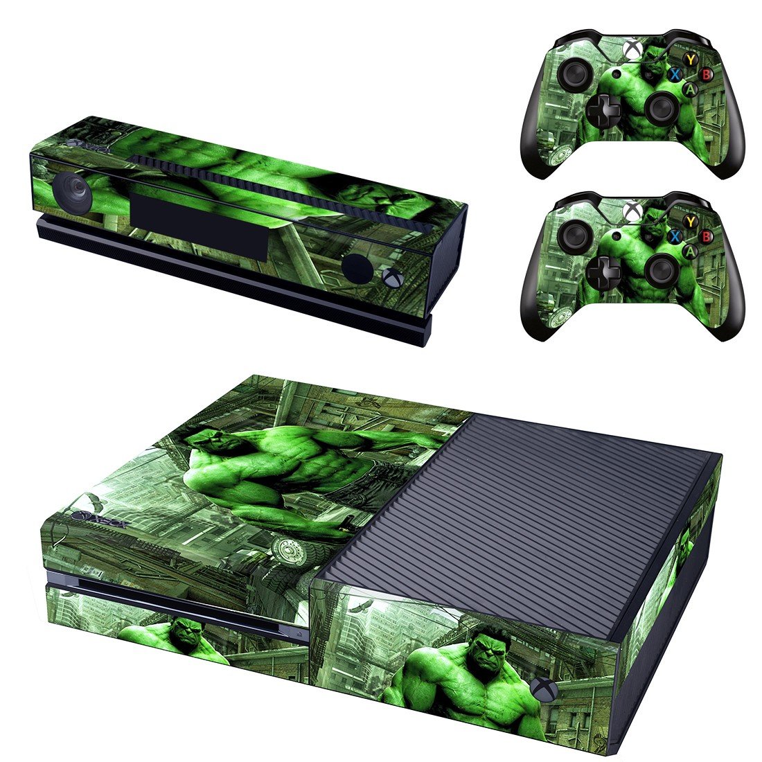 hulk avengers skin decal for Xbox one console and controllers