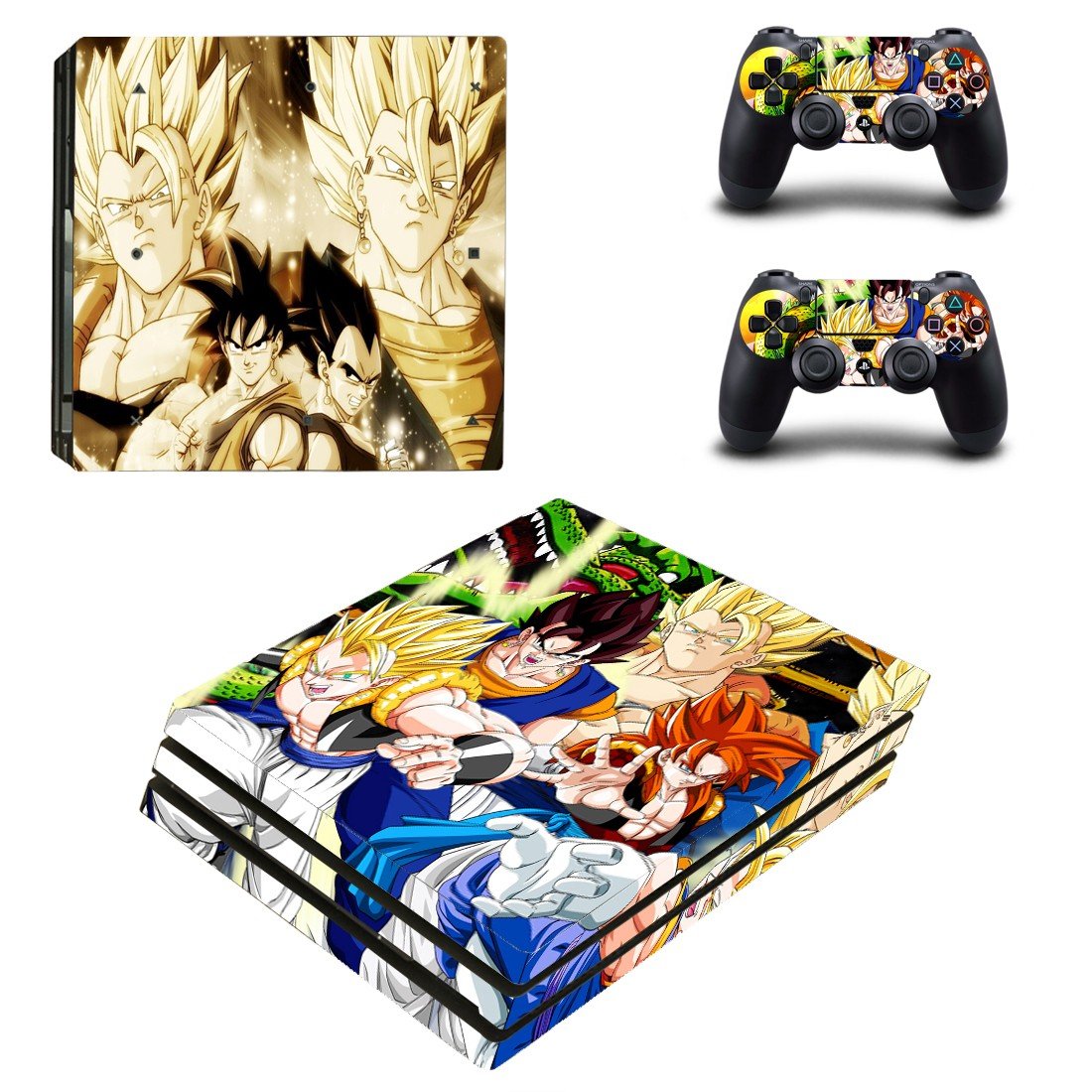 Dragon Ball Super ps4 pro skin decal for console and controllers