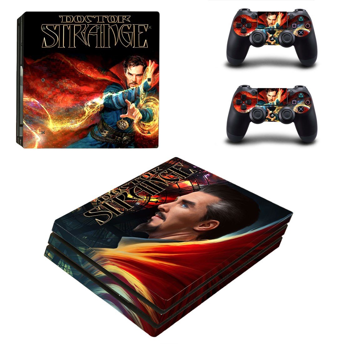 Doctor Strange ps4 pro skin decal for console and controllers