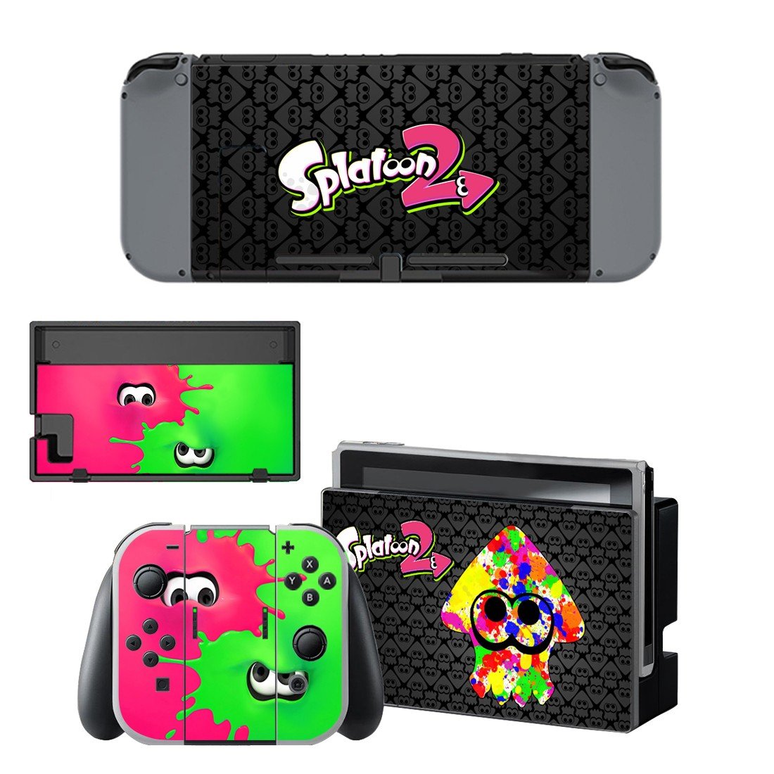 Splatoon decal for Nintendo switch console sticker skin