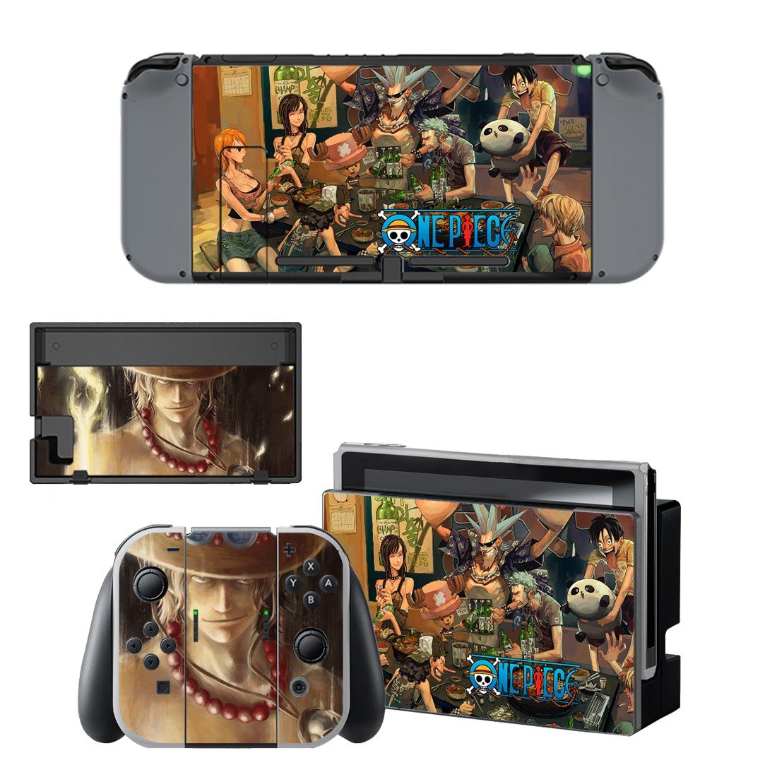 One Piece decal for Nintendo switch console sticker skin