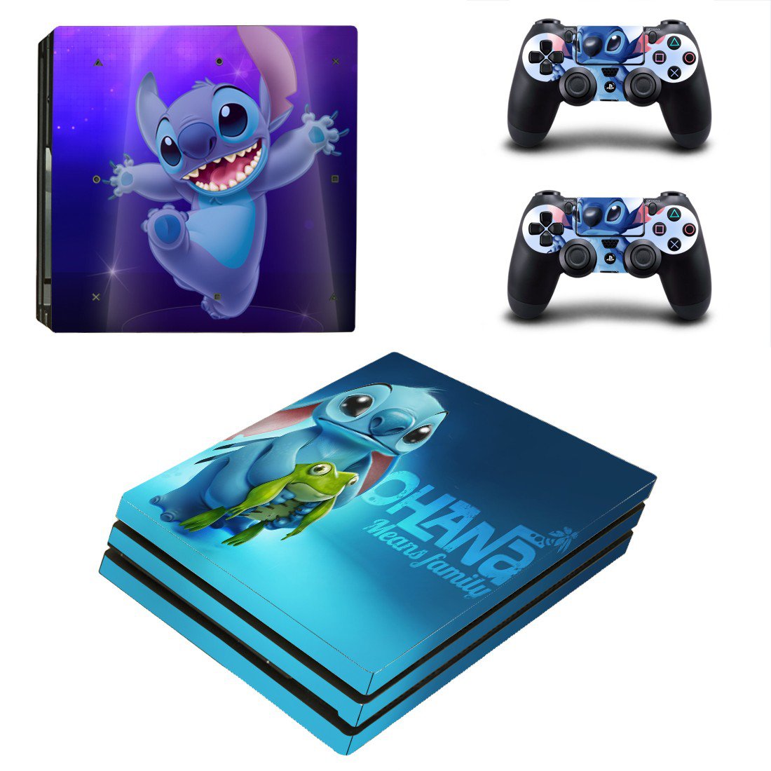 Ohana family ps4 pro skin decal for console and controllers