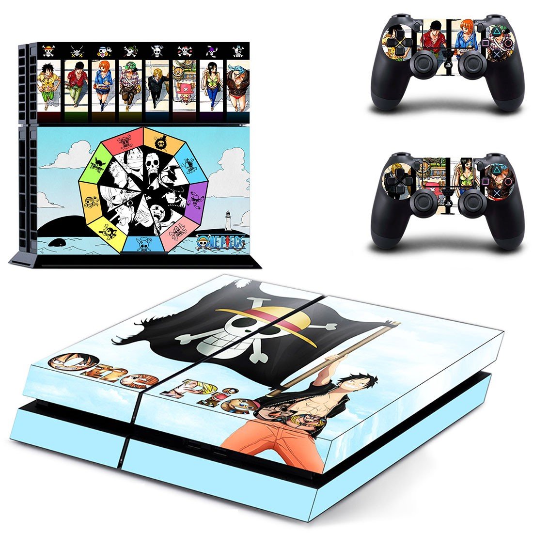 OnePiece skin decal for ps4 console and controllers