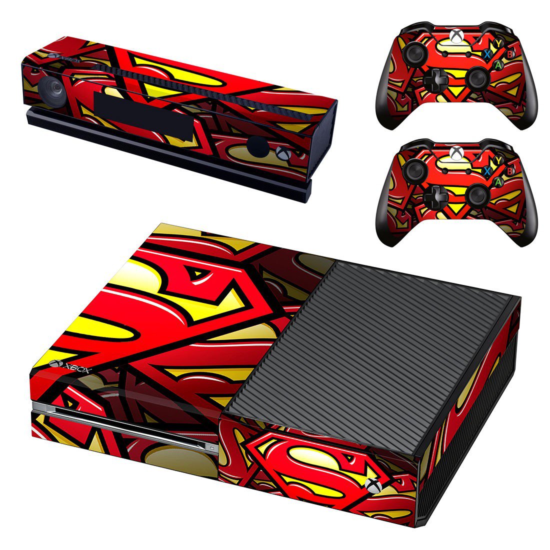 Superman skin decal for Xbox one console and controllers