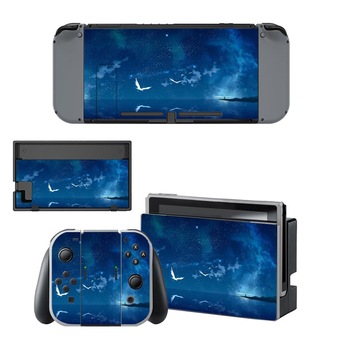 Flying bird decal for Nintendo switch console sticker skin