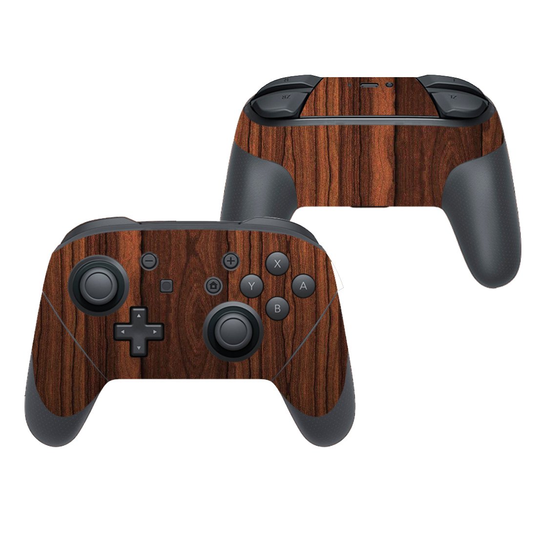 Wooden board decal for Nintendo switch controller pro sticker skin
