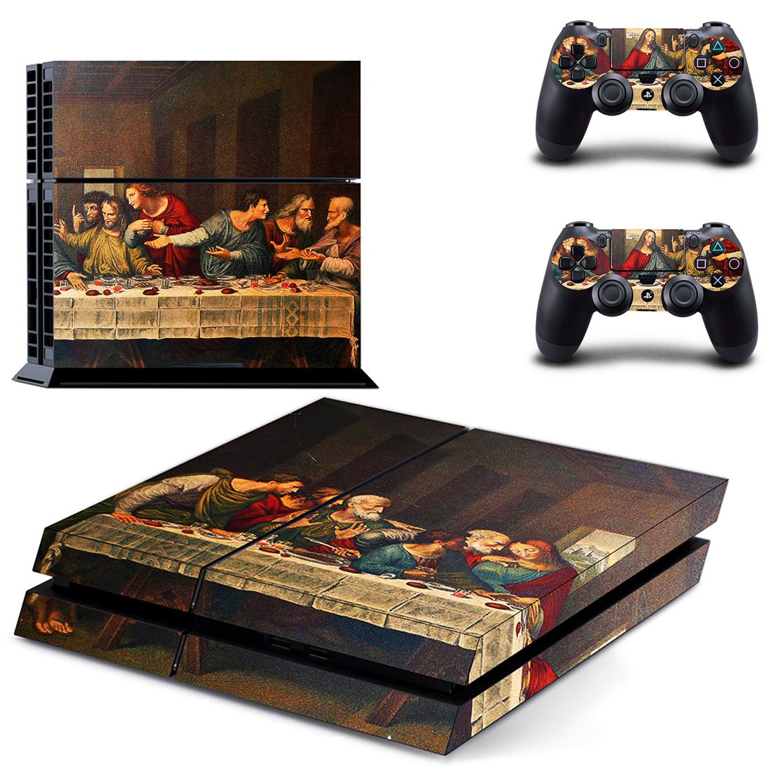 Jesus christ last supper ps4 skin decal for console and 2 controllers