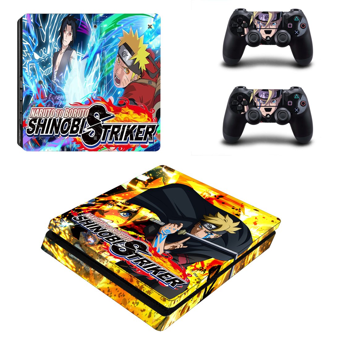 Naruto to Boruto Shinobi Striker ps4 slim skin decal for console and controllers