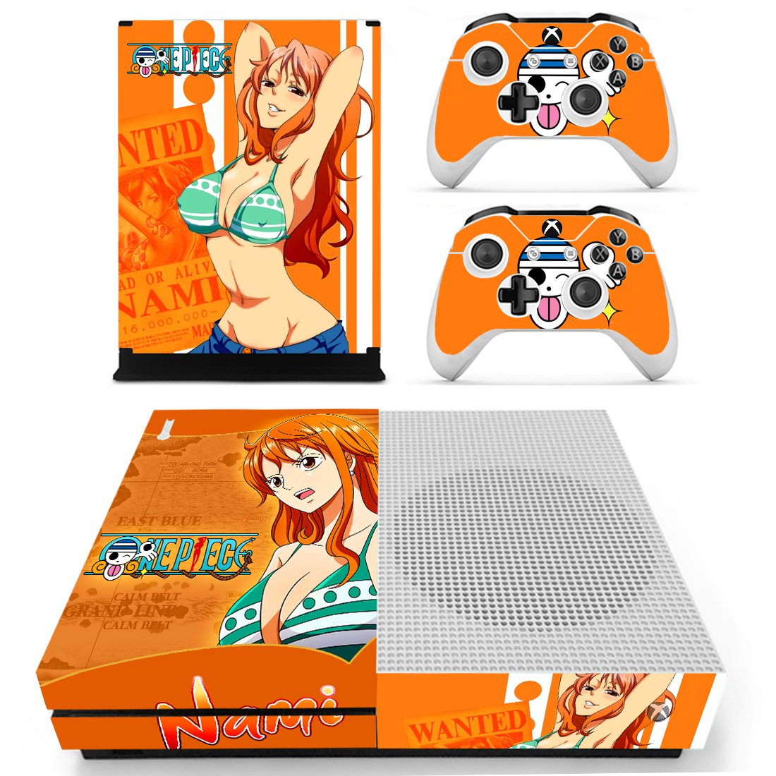 One Piece skin decal for Xbox one S console and controllers