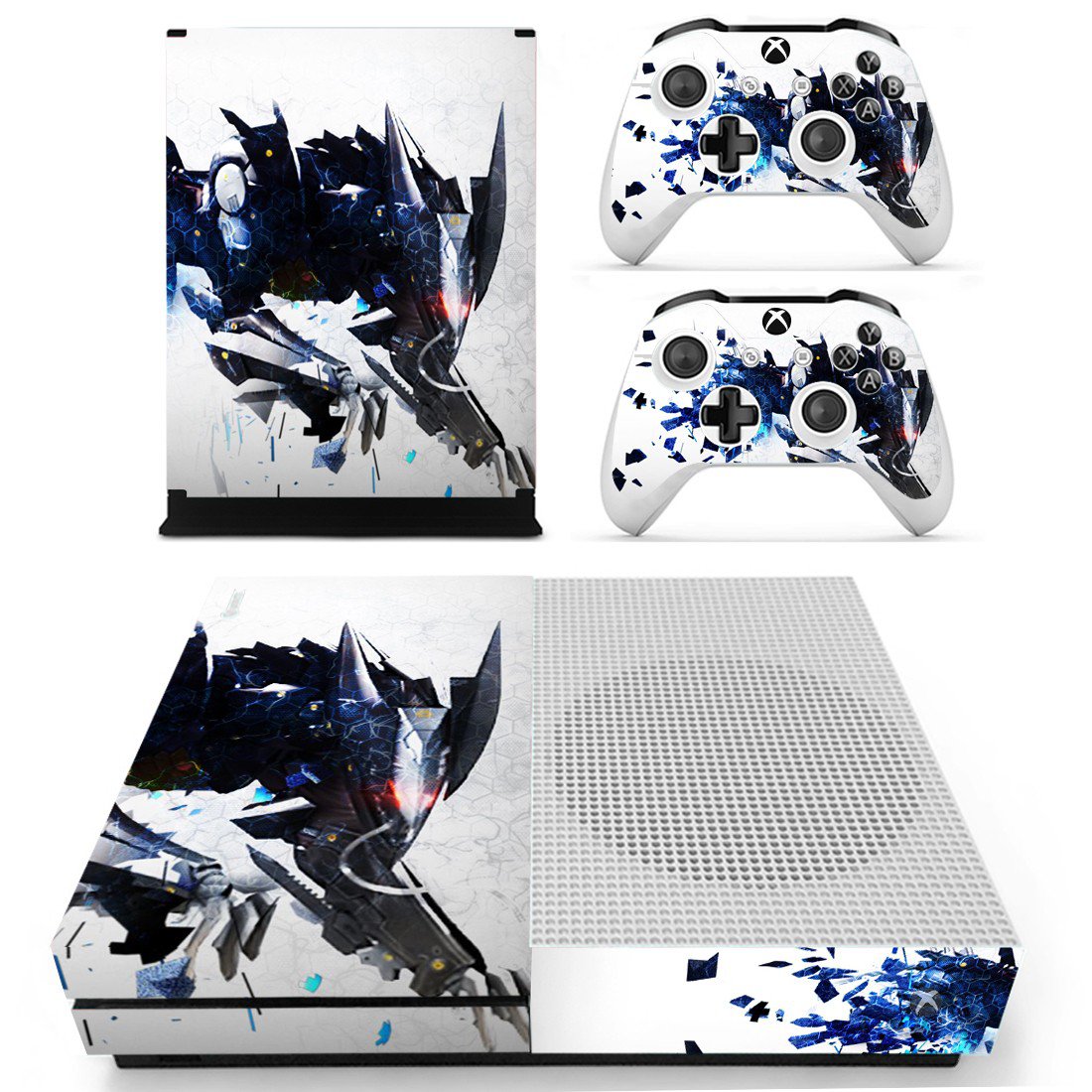 Metal wolf Xbox one S skin
