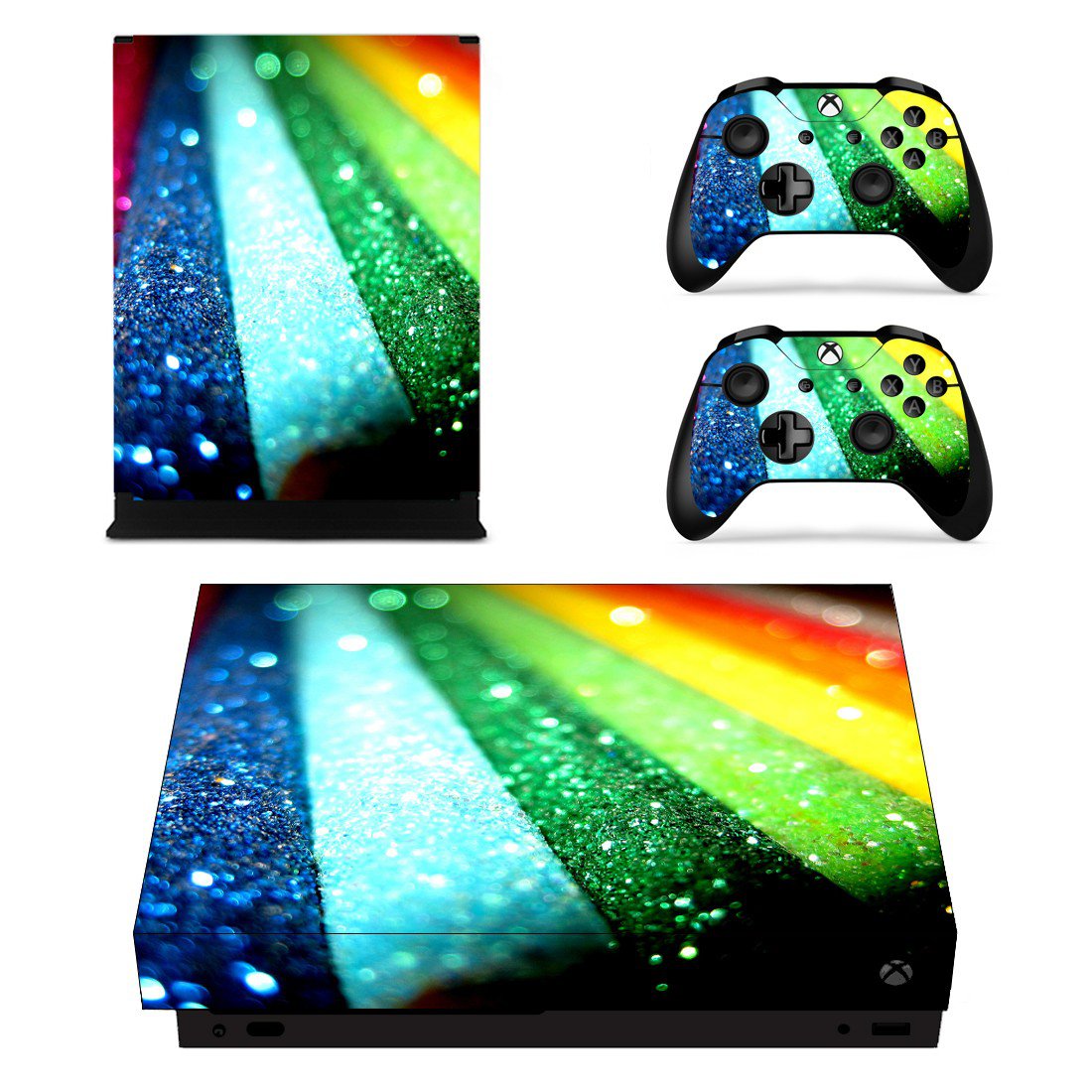 Colorful xbox one X skin