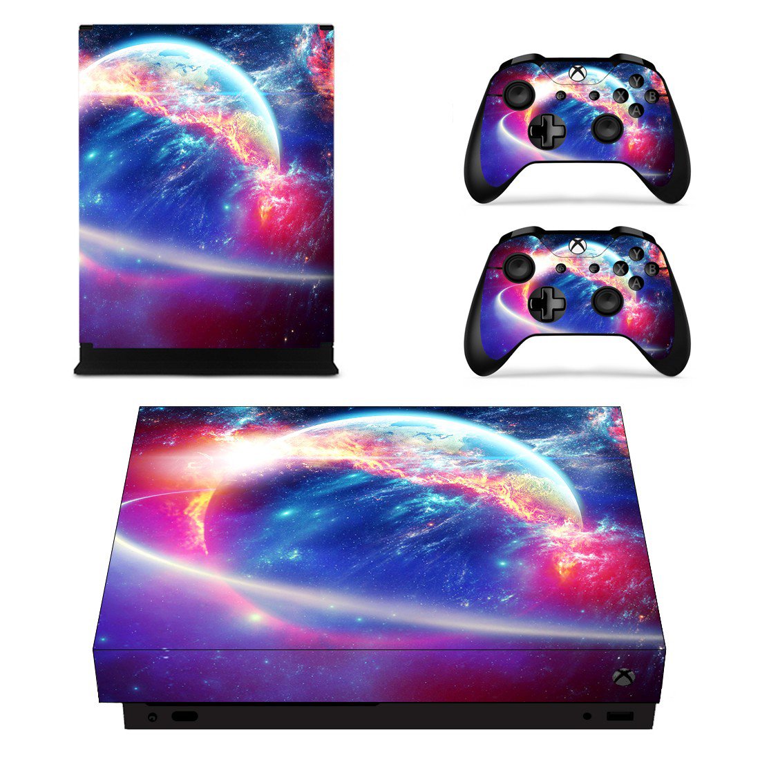 Open Galaxy xbox one X skin