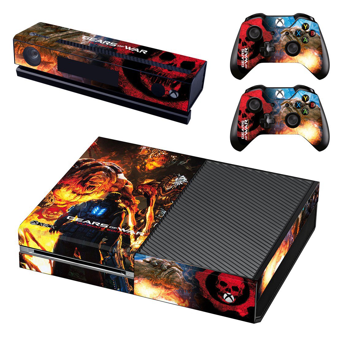 Gears of War skin decal for Xbox one console and controllers