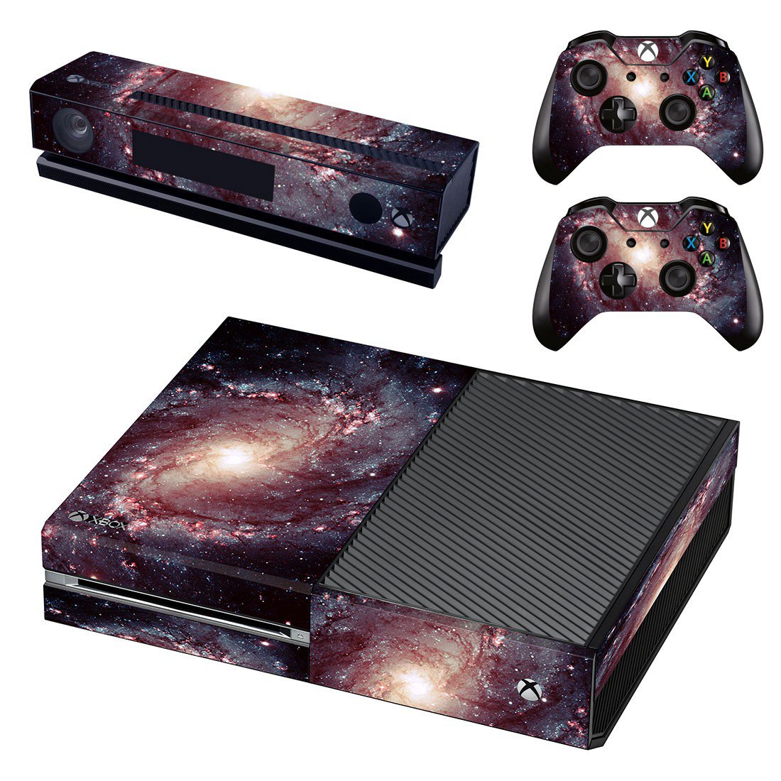 Open Spiral Galaxy skin decal for Xbox one console and controllers