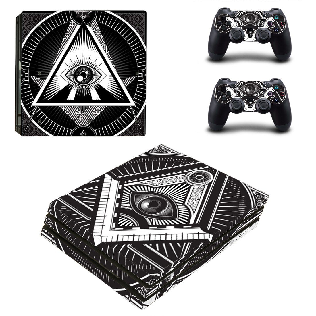 Novus Ordo Seclorum ps4 pro skin decal for console and controllers