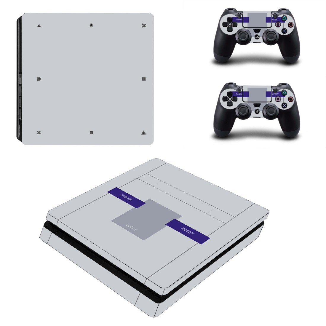 Power Ctrl ps4 slim skin decal for console and controllers