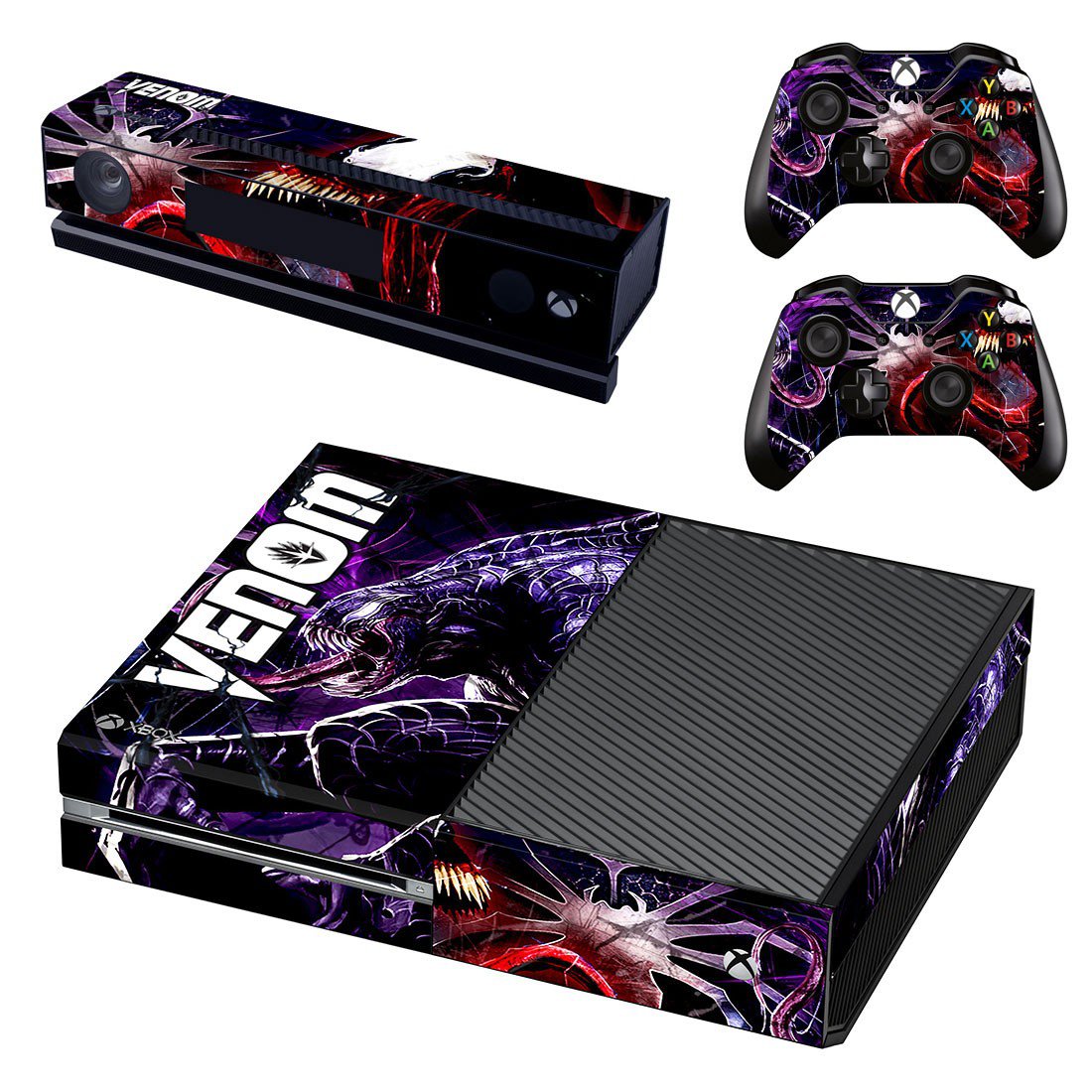 Venom skin decal for Xbox one console and controllers