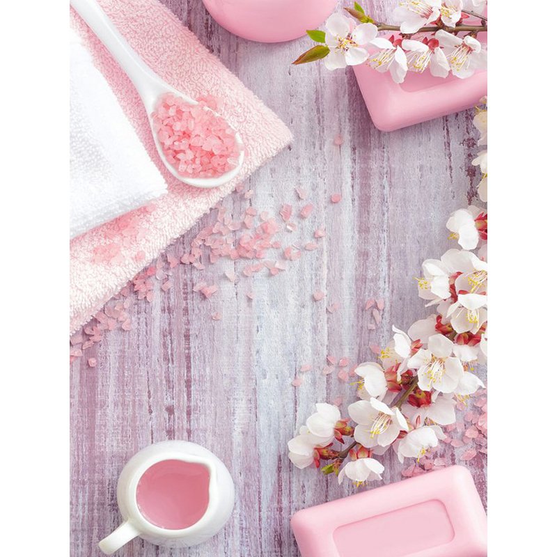 pink spa Diamond Painting DIY kit Canvas Painting Wall Art Mosaic Painting