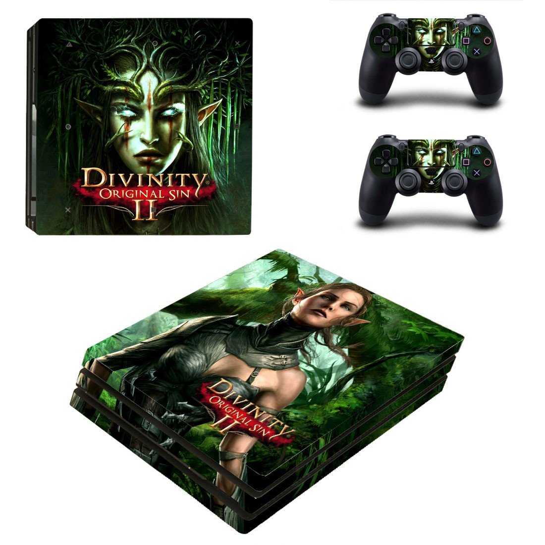 Divinity Original Sin 2 ps4 pro skin decal for console and controllers