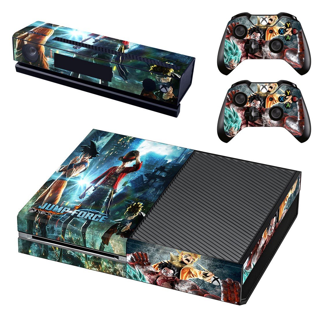 Jump Force skin decal for Xbox one console and controllers