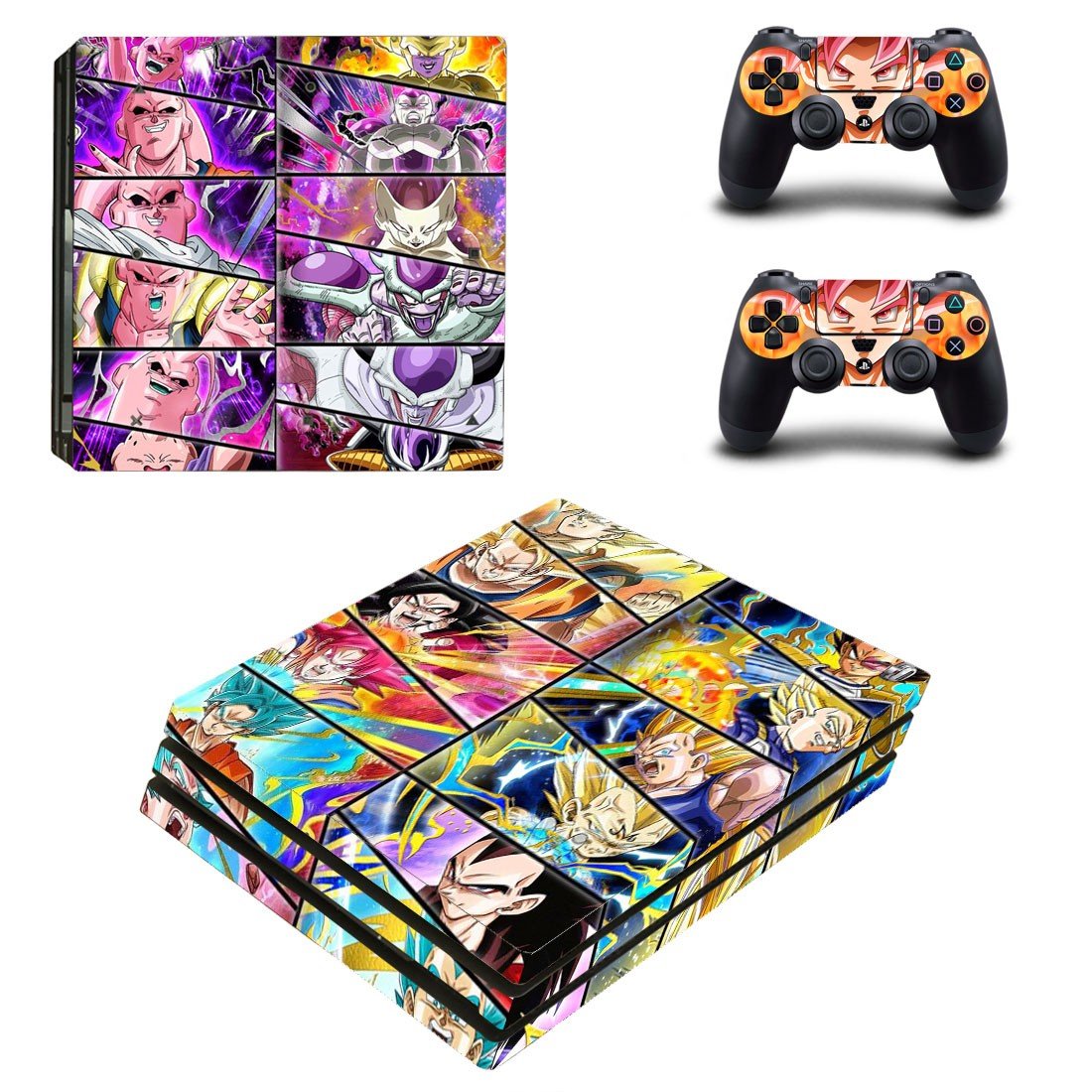 Dragon Ball ps4 pro skin decal for console and controllers