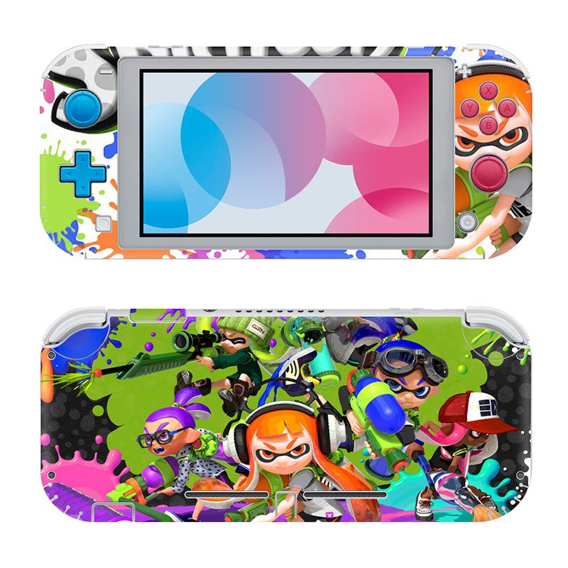 Splatoon Nintendo switch Lite console sticker skin