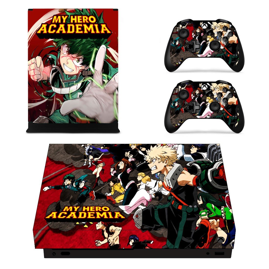 My Hero Academia skin decal for Xbox one X console and controllers