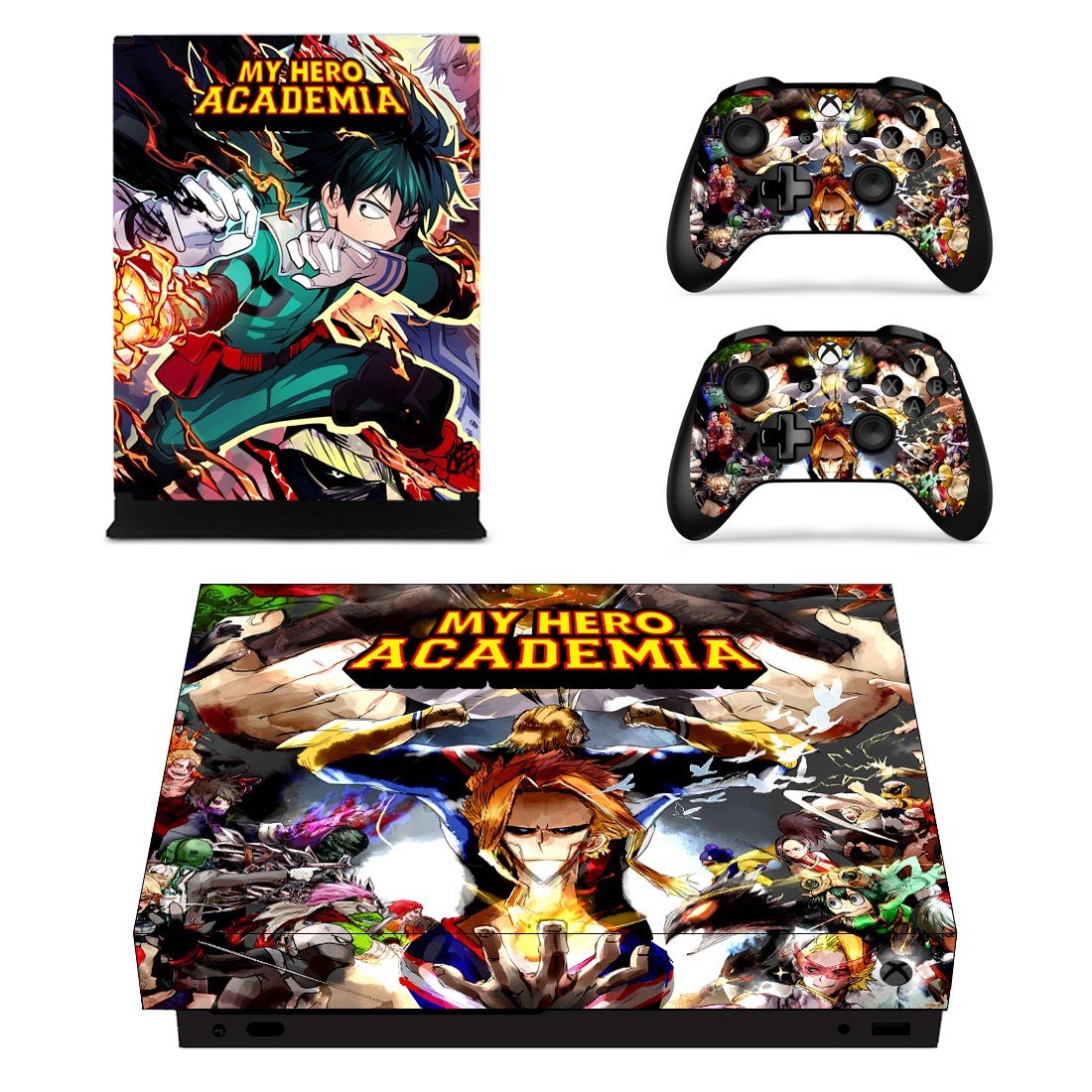 My Hero Academia skin decal for Xbox one X console and controllers