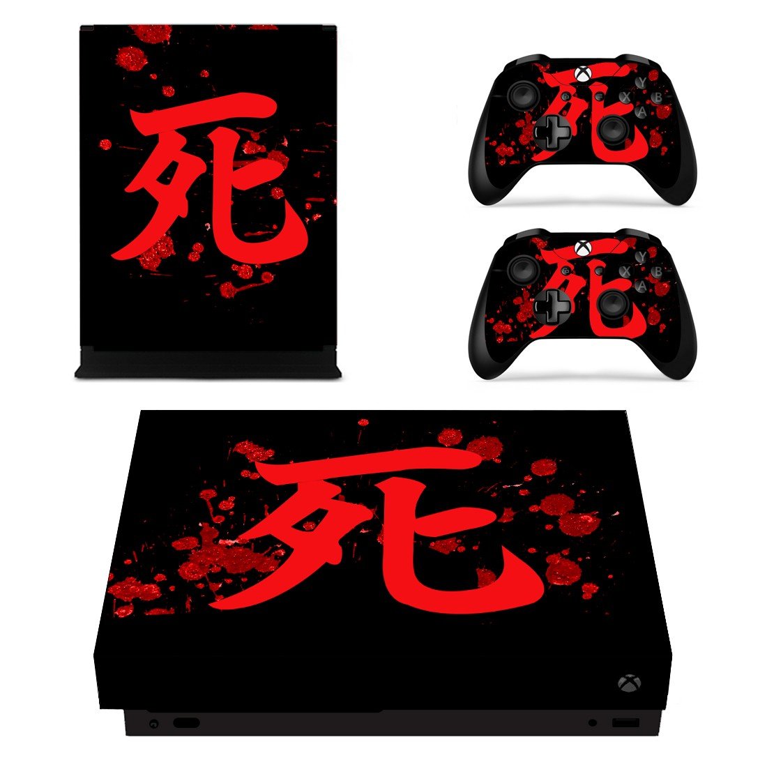Wolf skin decal for Xbox one X console and controllers