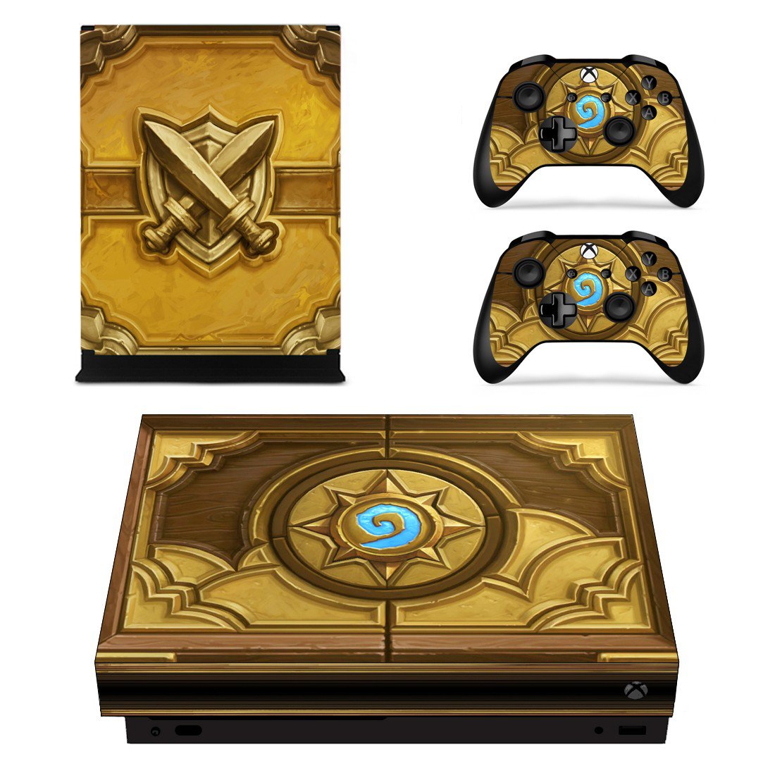 Hearthstone skin decal for Xbox one S console and controllers