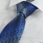 Navy Blue Gradient Swirl Paisley Pattern JACQUARD Men's Tie Necktie Gift KT0043