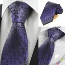 New Purple Gradient Swirl Paisley Men's Tie Necktie Wedding Holiday Gift KT0045
